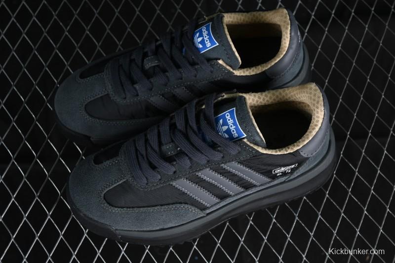Adidas Originals SL 72 Retro Running Shoes with Nylon Upper and Rubber Outsole - IH5569