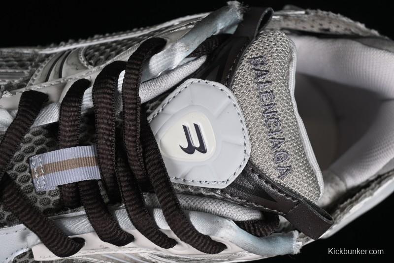 Balenciaga Runner Kith Four Color Retro Casual Sneakers - W3RMU2000