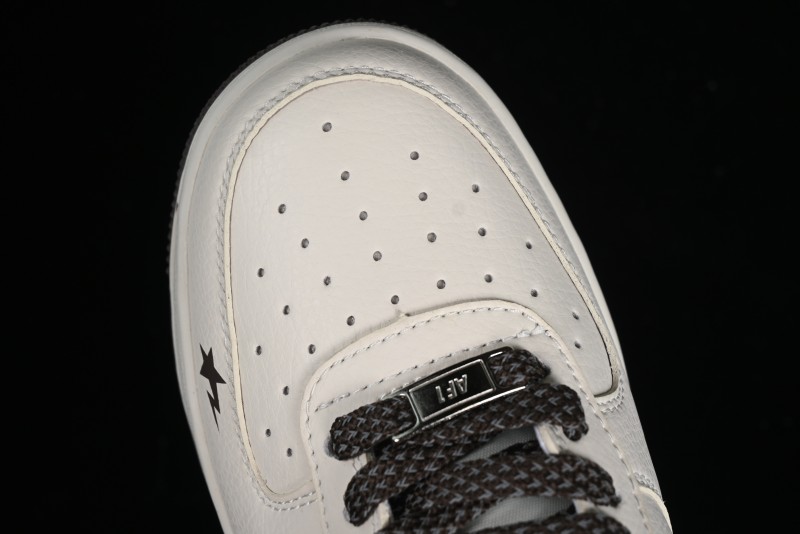Nike Air Force 1 '07 Low BAPE Collaboration - Beige Black Star FG6688-100