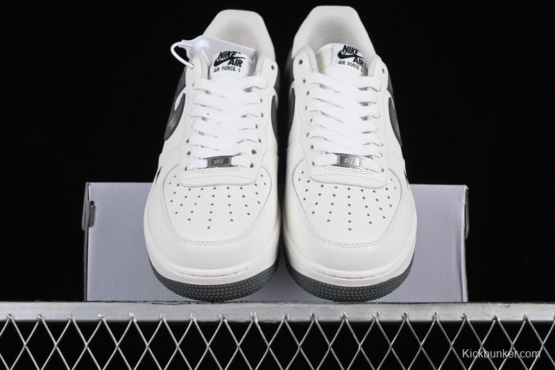 Nike Air Force 1 '07 Low "SHARK" Casual Sneakers with Full-Length Air Cushion - DB3301-220