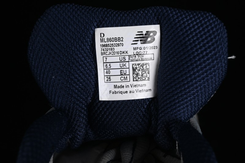 New Balance 860V2 Classic Retro Dad Style Casual Running Shoes - ML860BB2