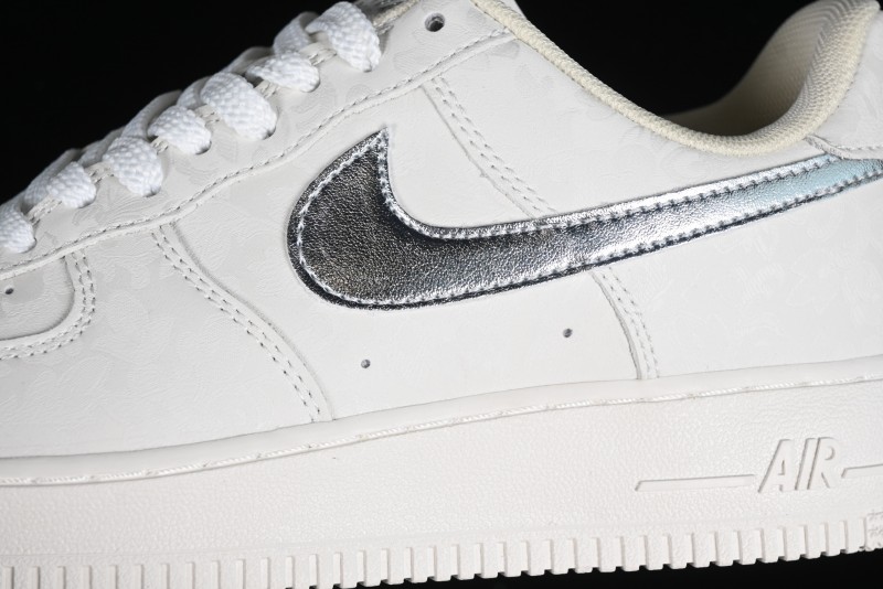 Nike Air Force 1 '07 Low Custom Traditional Chinese Brocade Casual Sneakers - AF2406-110