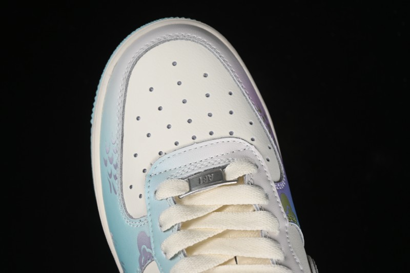 Nike Air Force 1 '07 Low Casual Sneakers "Crystal Dragon Palace" - DB3301-303