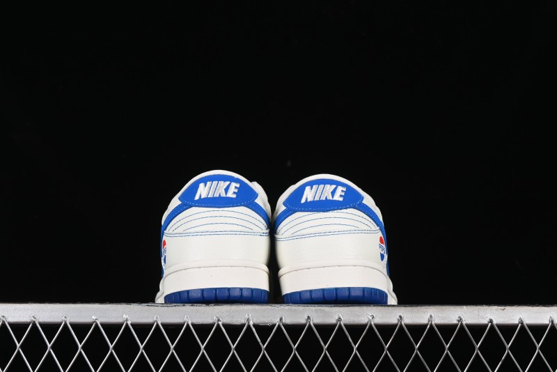 Nike SB Dunk Low Pepsi Anniversary Premium Custom Low-Top Casual Skate Shoes - XB3802-349