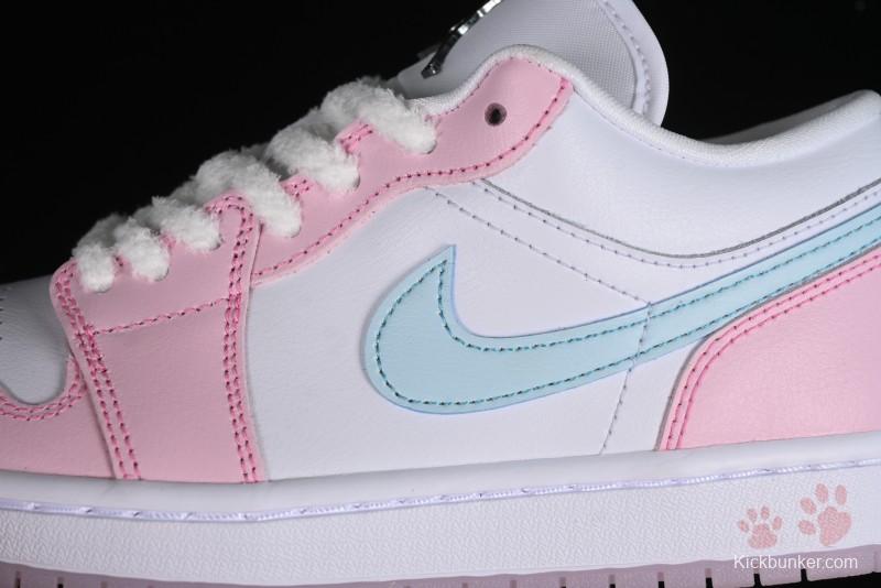 Nike Air Jordan 1 Low SE AJ1 Claw Print Low-Top Casual Sneakers - HM3706-141