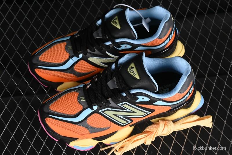 Joe Freshgoods x New Balance 9060 Retro Casual Running Sneakers with ABZORB Cushioning - U9060GB