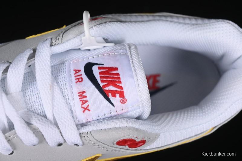 Nike Air Max 1 Retro Running Shoes with Half-Sole Air Cushion - HM9604-400