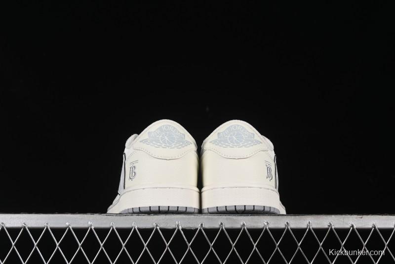 Nike Travis Scott x Fragment Design x Air Jordan 1 Low OG SP AJ1 Low Top Casual Sneakers - DM7866-022