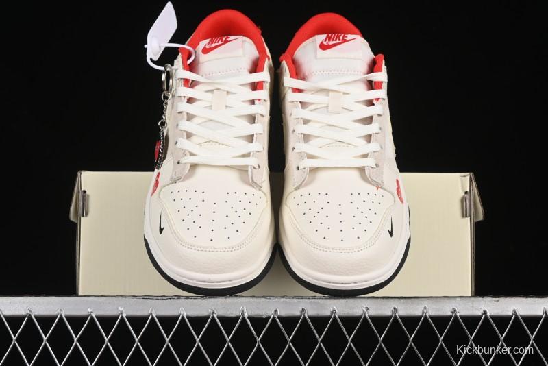 Nike SB Dunk Low Comme des Garcons Anniversary Custom Low-Top Casual Skate Shoes - KK1688-081