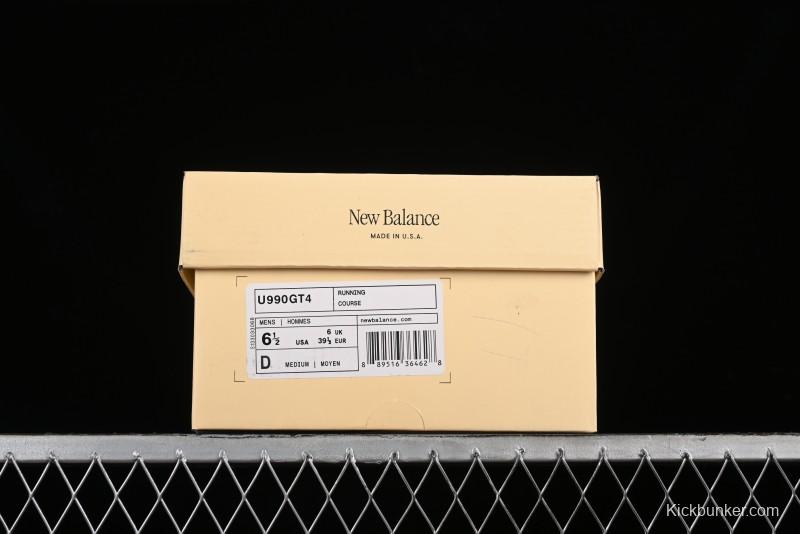 New Balance 990 Series Premium Made in USA Retro Running Shoes - M990GT4