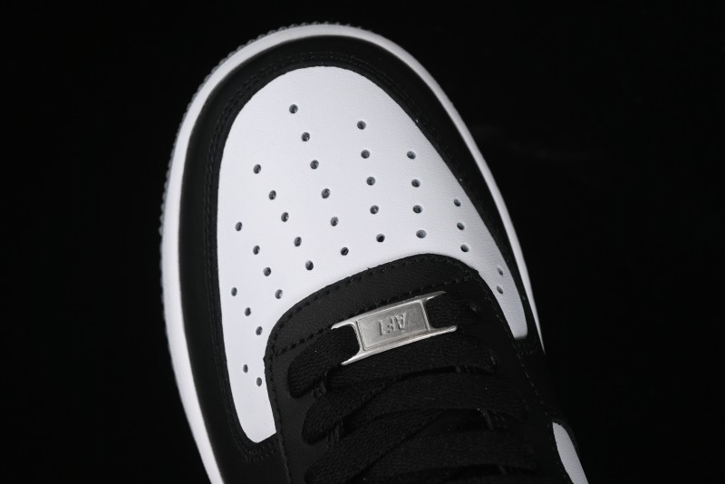 Nike Air Force 1 '07 Low Casual Sneakers in Black, White, and Gray - FB7162-081