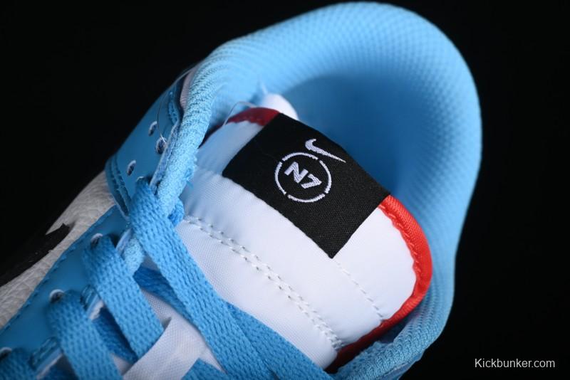 Nike Dunk Low Next Nature "N7" SB Casual Skate Shoes with Vibrant Color Blocking - HJ9088-488