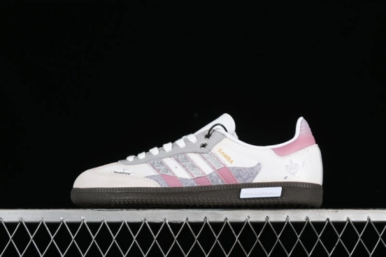 Adidas Originals Samba OG Low-Top Casual Sneakers with Panda Mischief Parachute Academy Design - B75806