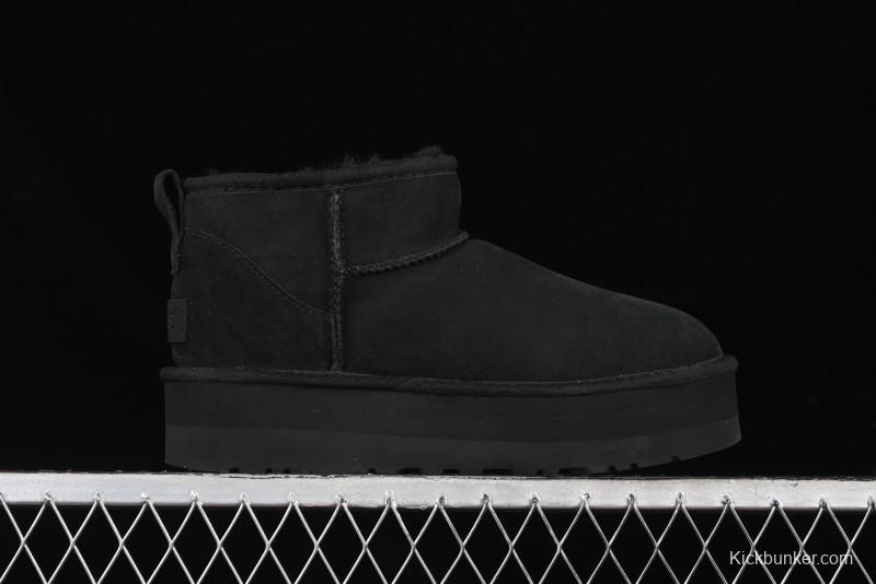 UGG Classic Ultra Mini Platform 3CM Wool Blend Mini Short Boots - 1135092