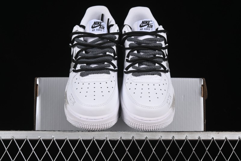 Nike Air Force 1 '07 Low Peace Dove Spray Custom Low-Top Casual Sneakers - ZH0316-031