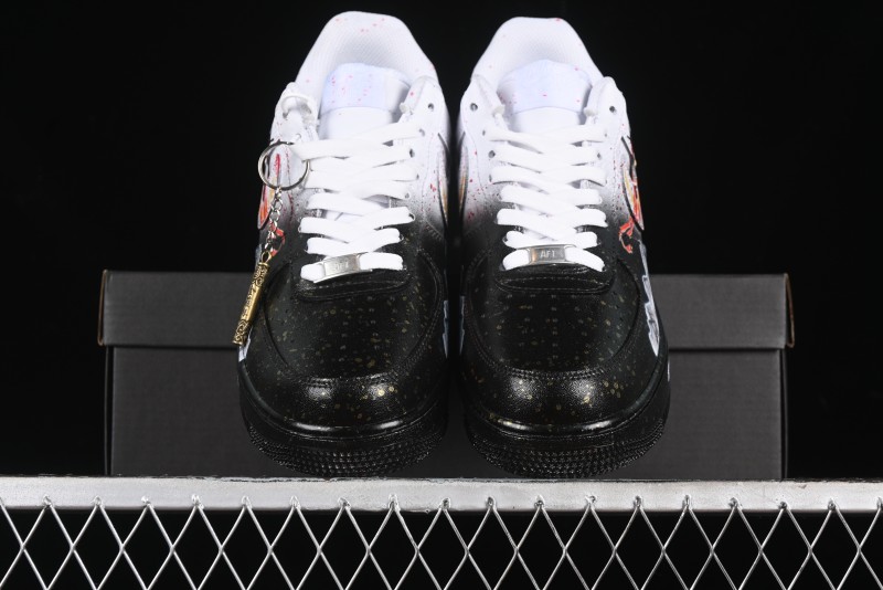 Nike Air Force 1 '07 Low Black Myth Wukong Custom Spray-Painted Gift Box Low-Top Casual Sneakers - ZH0316-045
