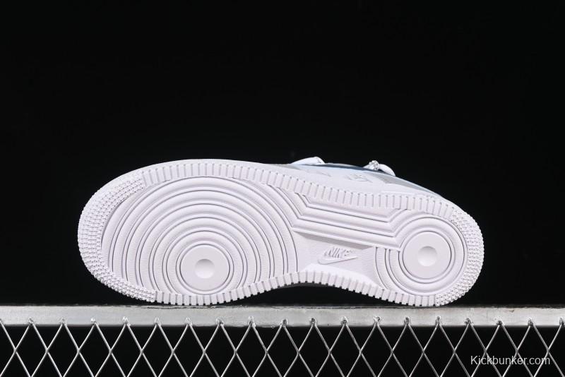 Nike Air Force 1 '07 Low Frozen Custom Paint Low-Top Casual Sneakers - ZH0316-035