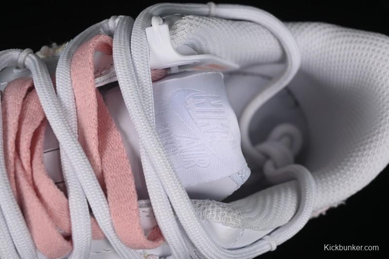 Nike Air Force 1 '07 Low Pink Chanel-Inspired Casual Sneakers - DH9999-334