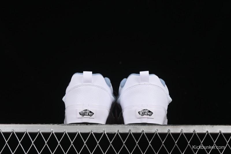 Vans Classics Knu Skool Full Grain Leather White Bread Sneakers - VN0009QCDSB