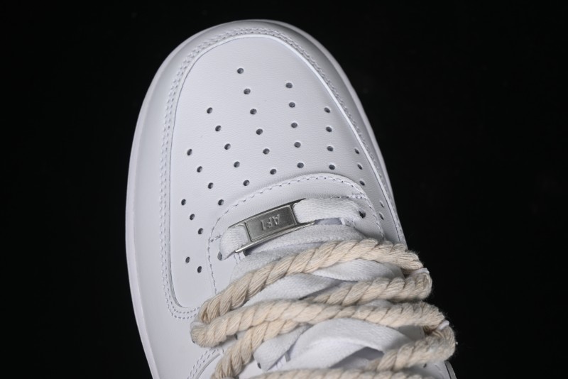 Nike Air Force 1 '07 Low White Deconstructed Casual Sneakers - CW2288-046