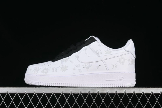 Nike Air Force 1 '07 Low Black Silk Chinese Style Casual Sneakers - ZH0316-036