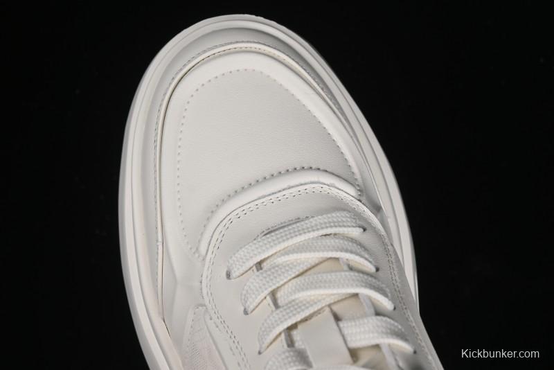 ECCO Street ACE Series Autumn New Retro Fashion Casual Leather Platform Sneakers - 63336101002