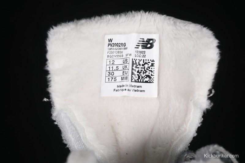 New Balance 2002R Series Kids' Hook & Loop Warm Lined Shoes - PV2002RG