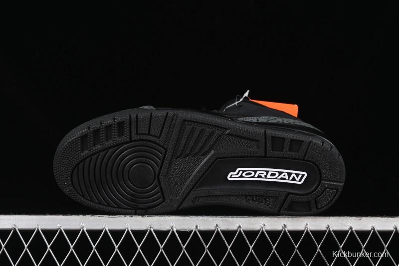 Nike Air Jordan 3 Retro Basketball Shoes in Midnight Black - CT8532-001