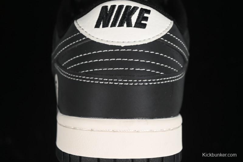 Nike SB Dunk Low BAPE Collaboration Anniversary Edition - White Grey Black Low Top Casual Skate Shoes - BB8969-007