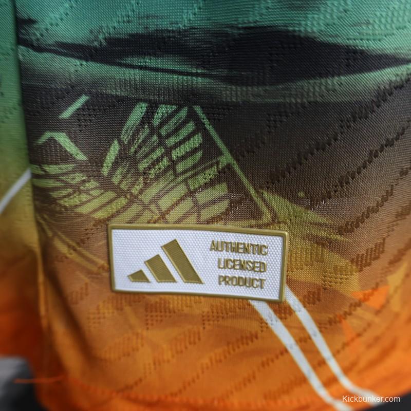 Player Version 2025 Japan Teal with Anime Warrior Jersey