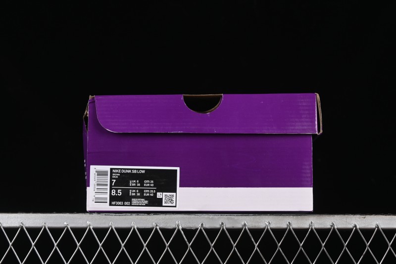 Nike SB Dunk Low Light Carbon/Monarch Maillard Style Low-Top Casual Skate Shoes - HF3063-002