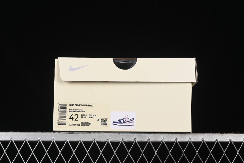 Nike SB Dunk Low UN Collaboration - Splatter Navy Swoosh Anniversary Custom Low-Top Casual Skate Shoes - DJ2024-041