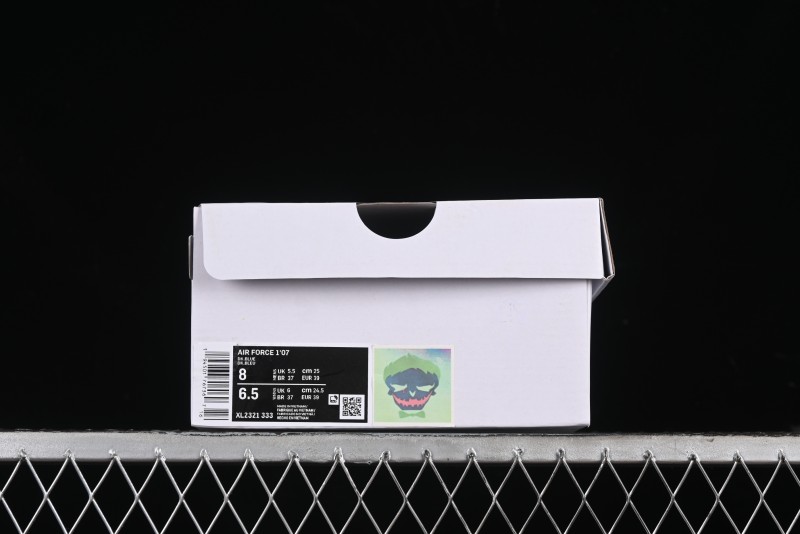 Nike Air Force 1 Low "Ghost Fire Clown" Halloween Themed Casual Sneakers - XL2321-333