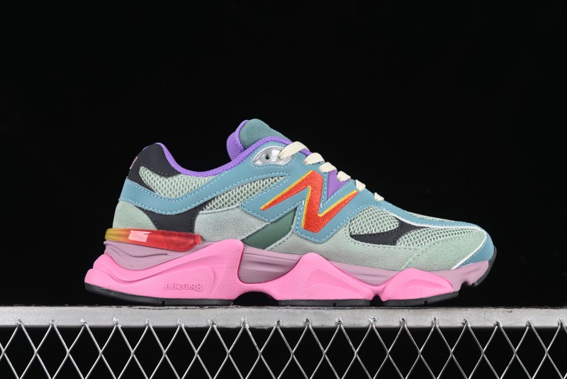 New Balance Joe Freshgoods x New Balance 9060 Retro Casual Running Sneakers with ABZORB Cushioning - U9060WRB