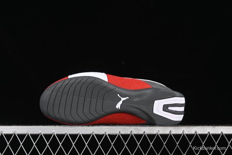 Puma Sparco Future Round Toe Lace-Up Leather Fabric Low-Top Lifestyle Casual Shoes - 307936-06