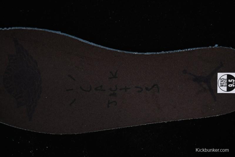 Nike Travis Scott x Air Jordan 1 Low OG AJ1 Collaboration Reverse Swoosh Sneakers - DM7866-202