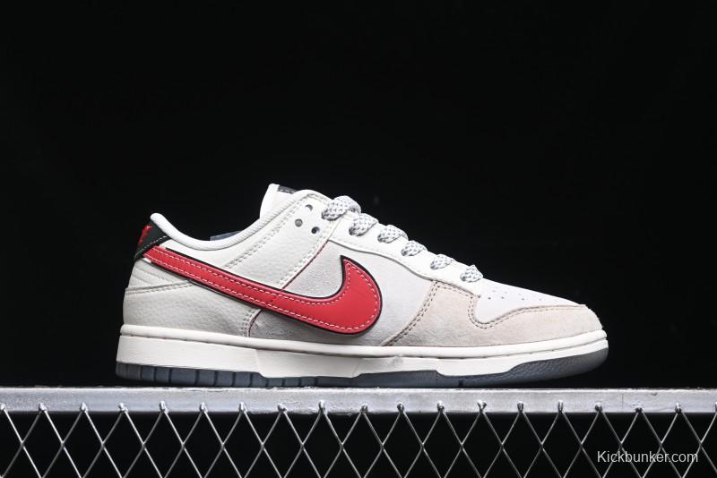 Nike SB Dunk Low Supreme Collaboration - Hello Kitty Anniversary Customized Low-Top Casual Sneakers - XY1688-018