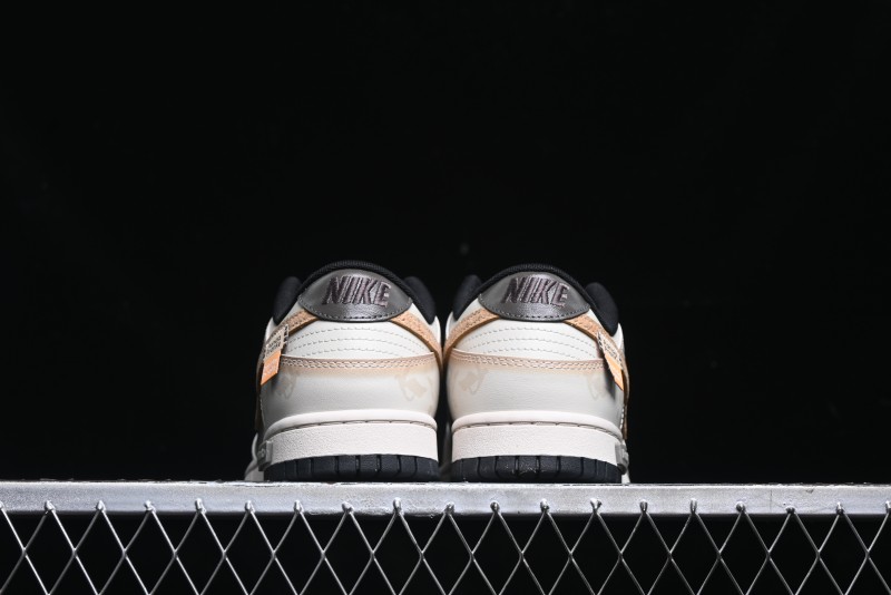 Nike Dunk Low Panda Prank Pioneer Knight Sandstorm Black Brown Low Top Casual Skate Shoes - DD1391-100