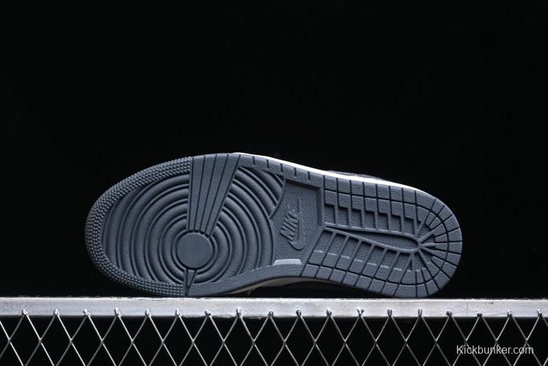 Nike Air Jordan 1 Low OF Collaboration Custom High-End Retro Basketball Shoes - DM9188-002