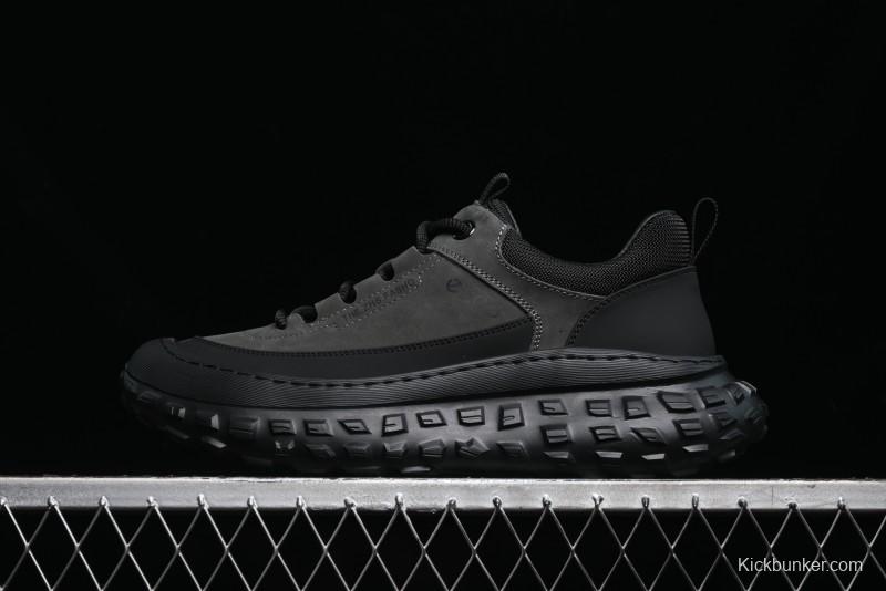 ECCO Off-Road Series Lightweight Cushioned Leather Durable Outdoor Hiking Running Shoes - 63513001001