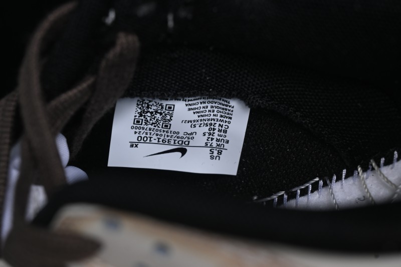 Nike Dunk Low Panda Prank Pioneer Knight Sandstorm Black Brown Low Top Casual Skate Shoes - DD1391-100