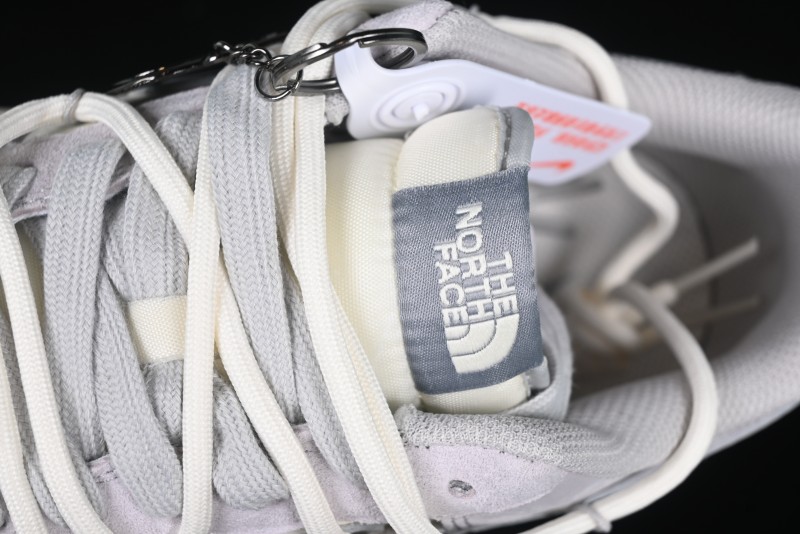 Nike Air Force 1 '07 Low The North Face Collaboration Silver Swoosh Drawstring Casual Sneakers - DM6688-016