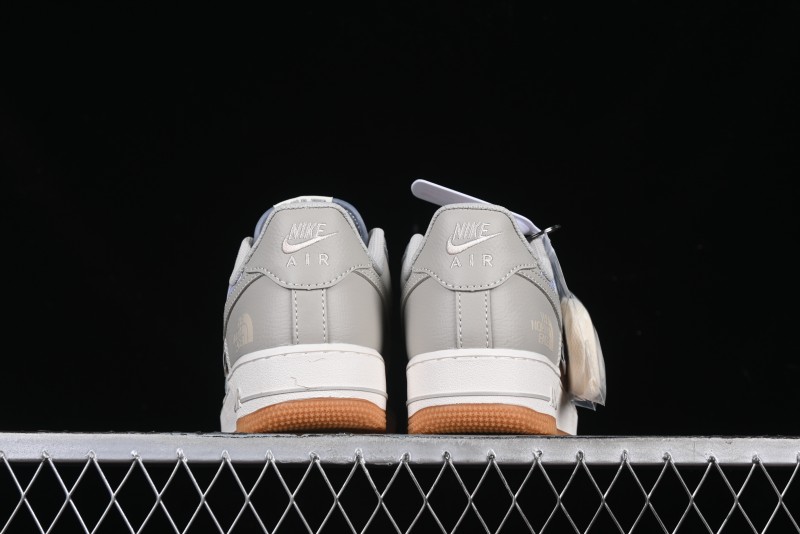 Nike Air Force 1 '07 Low The North Face Collaboration Light Blue Gum Sole Low-Top Casual Sneakers - DM6688-022