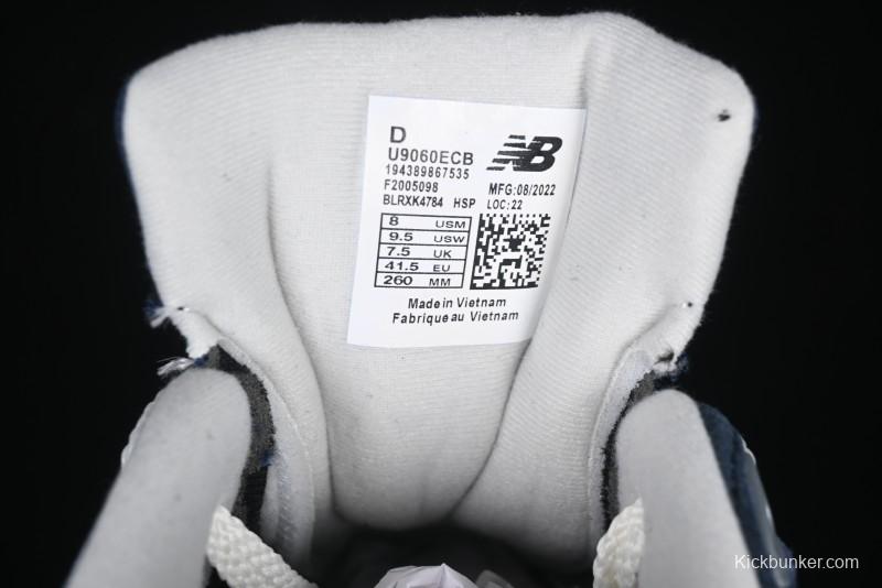 New Balance 9060 Retro Casual Running Shoes with ABZORB Cushioning - U9060ECB