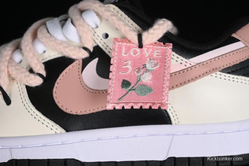 Nike Dunk Low White Dream Garden Black White SB Low Top Casual Skate Shoes - FD1232-001