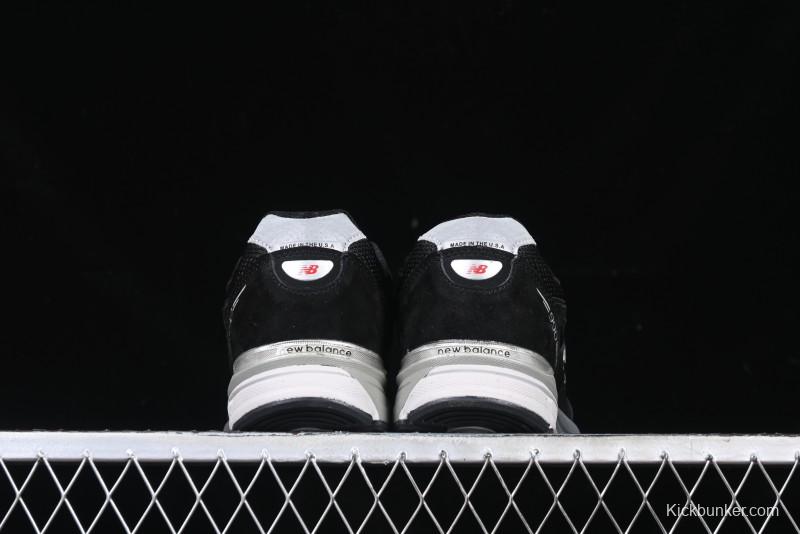 New Balance 990 Series Premium Retro Running Shoes with Carbon Fiber Midsole - M990BK4