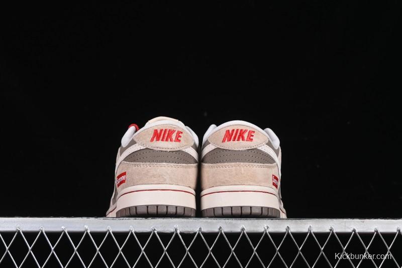 Nike SB Dunk Low Supreme Year of the Snake Limited Edition Anniversary Custom Casual Skate Shoes - AG3702-851