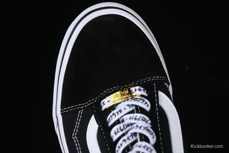 Vans Premium Old Skool Classic Black & White Low-Top Skate Shoes - VN000ZD4Y28