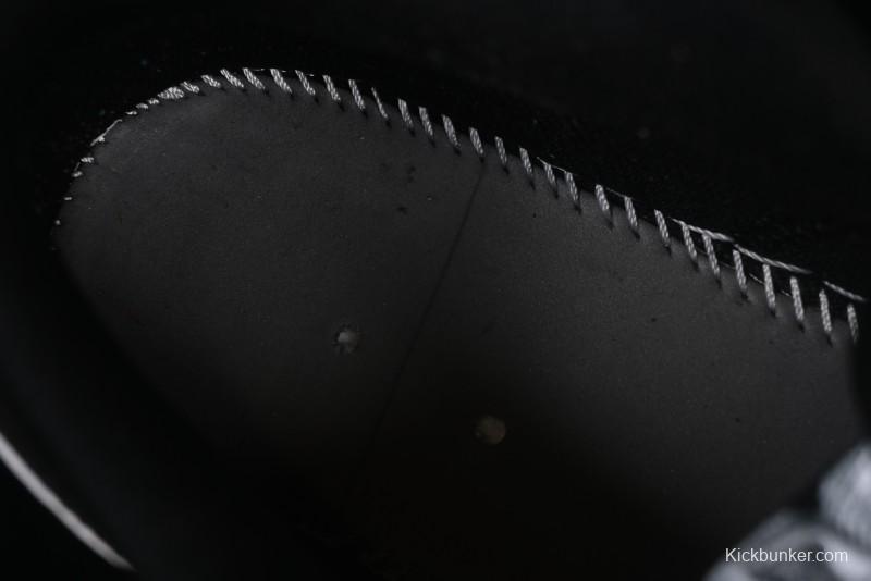 Nike Air Jordan 1 Low AJ1 Basketball Shoes in Black and White Canvas and Leather - HV5968-001