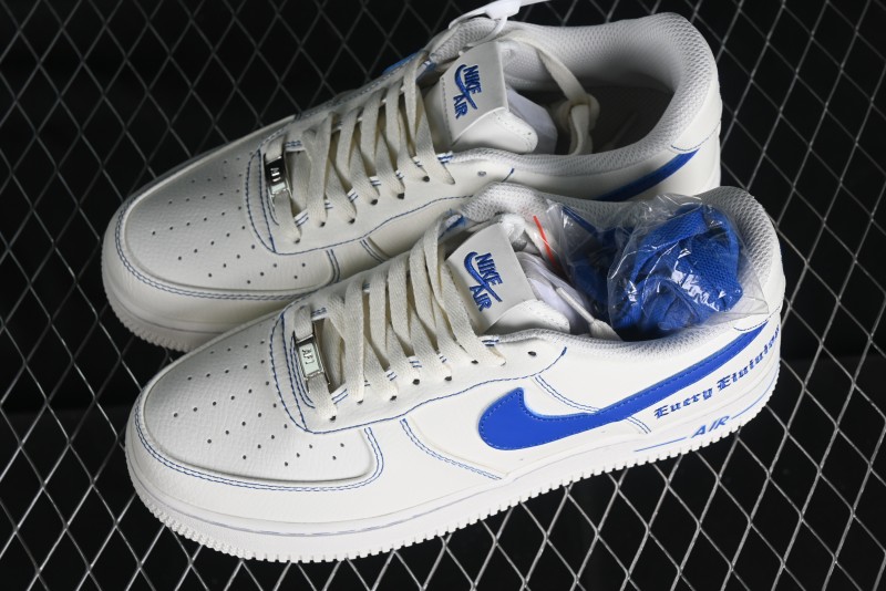 Nike Vlone x Air Force 1 '07 Low Collaboration Light Blue Casual Sneakers - AA5360-011